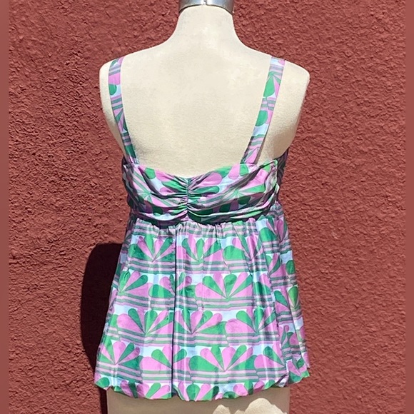 Marc Jacobs Retro Bubble Hem Halter Tank Top L-XL - Picture 3 of 6